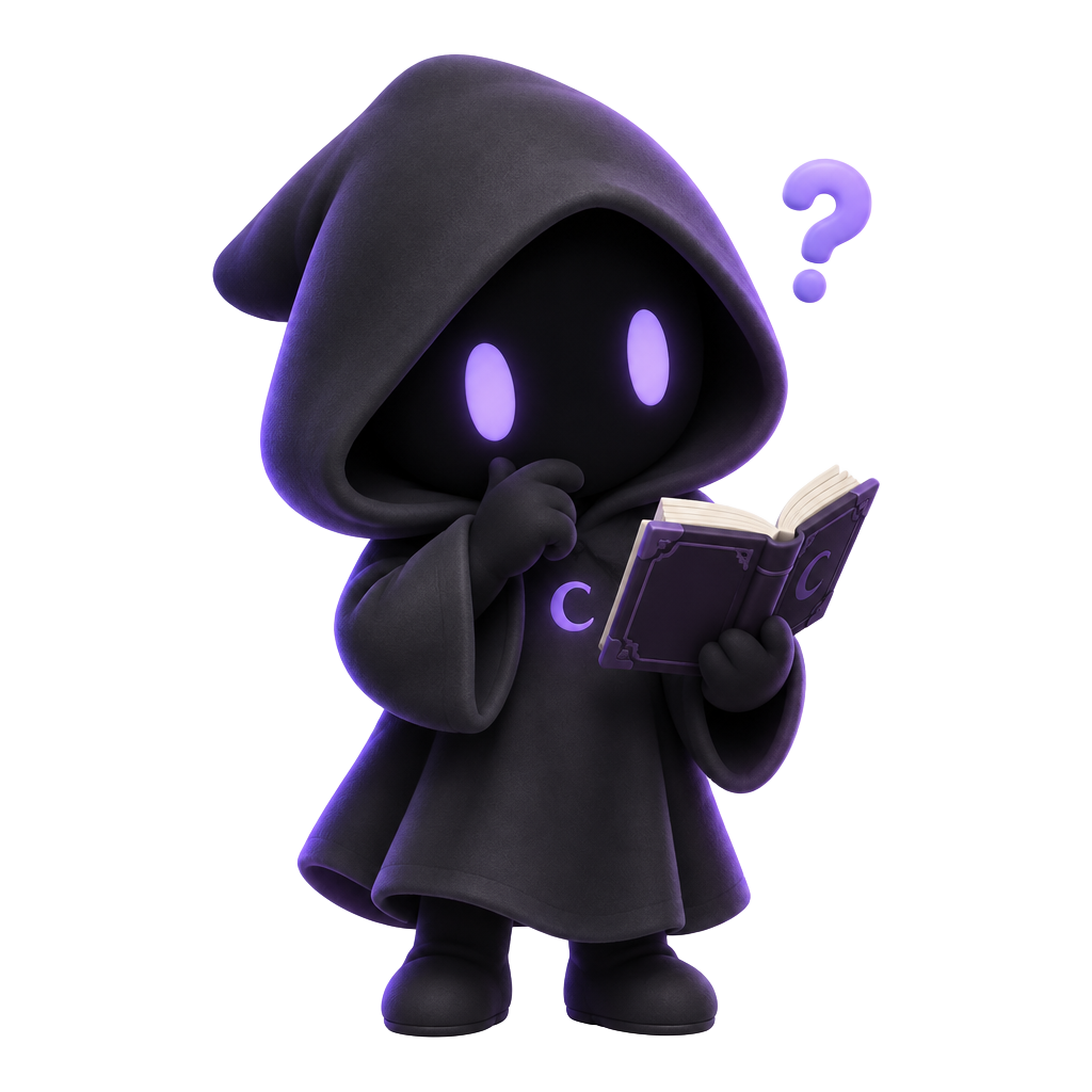 CIPHER mascot, read